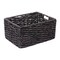 Hastings Home Set of 2 Hastings Home Rectangle Handmade Wicker Baskets made of Water Hyacinth, Seagrass Bins 705881BJY - alternate 1